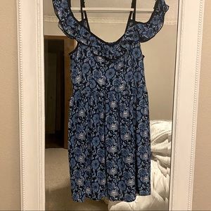 Womens cold shoulder summer dress